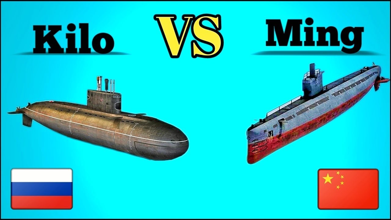 Chinese Ming Class VS Russian Kilo Class Submarine - Navy