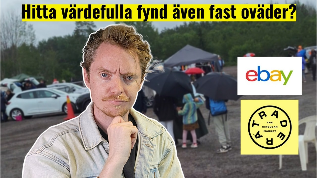 Loppis i Norrtälje för att sälja grejer på Tradera