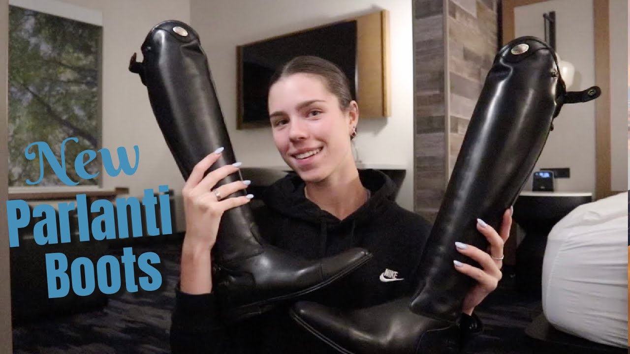 Unboxing and breaking in NEW Parlanti riding boots!
