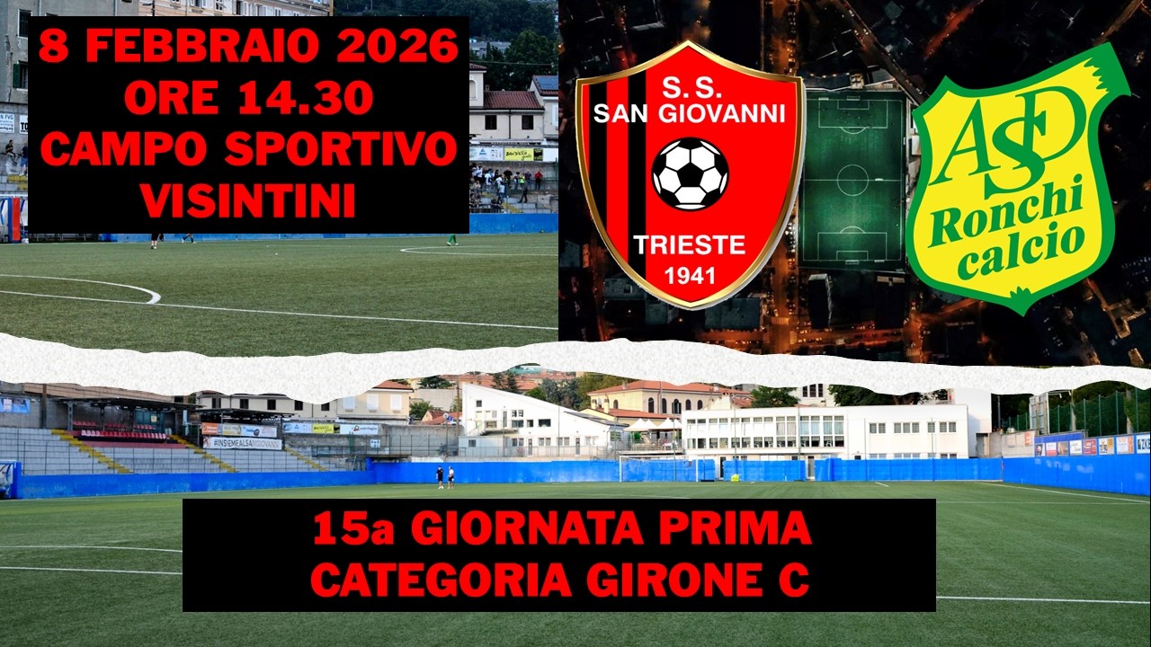 San Giovanni - Ronchi Calcio (2-3, Prima Categoria Girone C), la sintesi