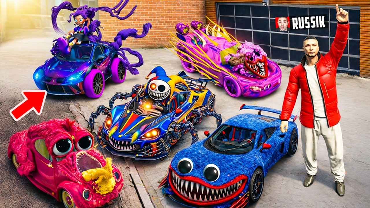 Ich KLAUE alle POPPY PLAYTIME AUTOS in GTA 5 RP!😈🚗