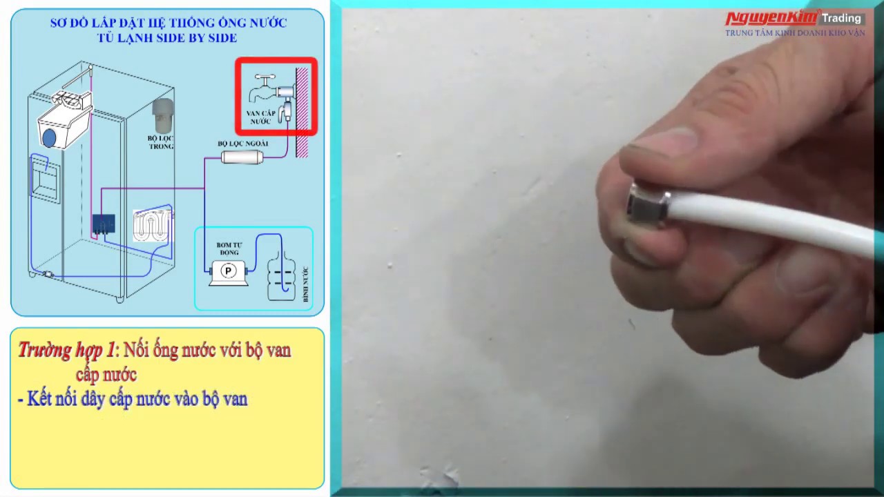 Hướng dẫn lắp đặt tủ lạnh Side By Side
