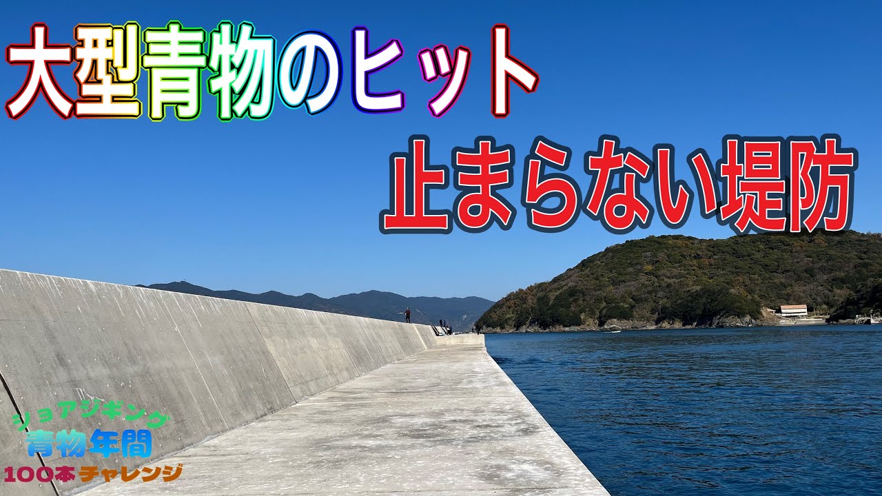 大型青物のヒットが止まらないこの堤防！【ショアジギング青物年間100本チャレンジ#104】