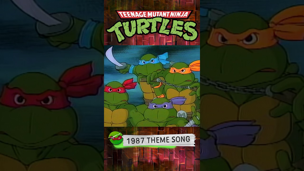 Teenage Mutant Ninja Turtles (1987) - Opening Theme Song 🎶 | TMNT #Shorts