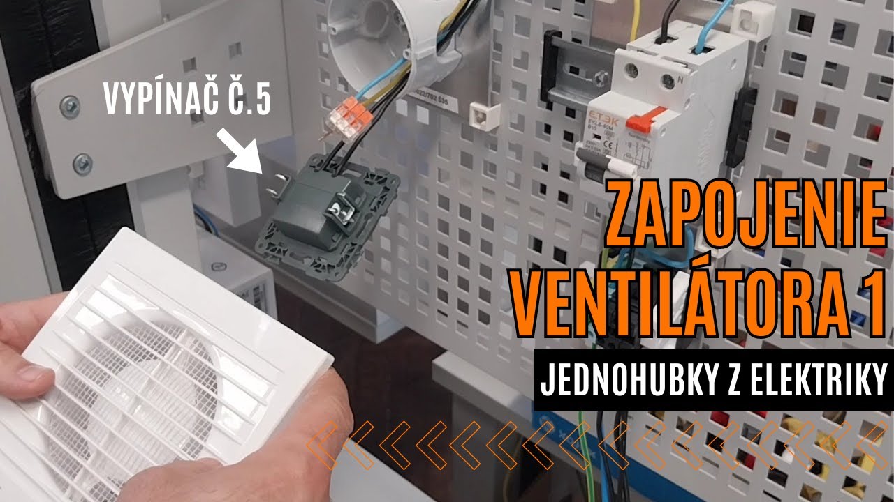 Zapojenie ventilátora 1