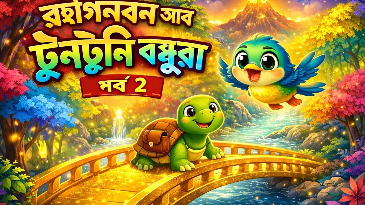 🌉 রঙিনবন আর টুনটুনি বন্ধুরা | পর্ব ২ | সত্যের সেতু | বাংলা শিশুদের কার্টুন গল্প