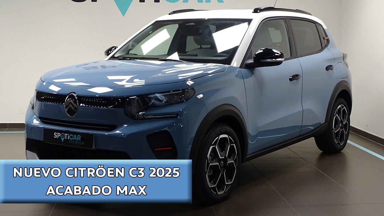 NUEVO CITROEN C3 MAX - AZUL TECHO BLANCO