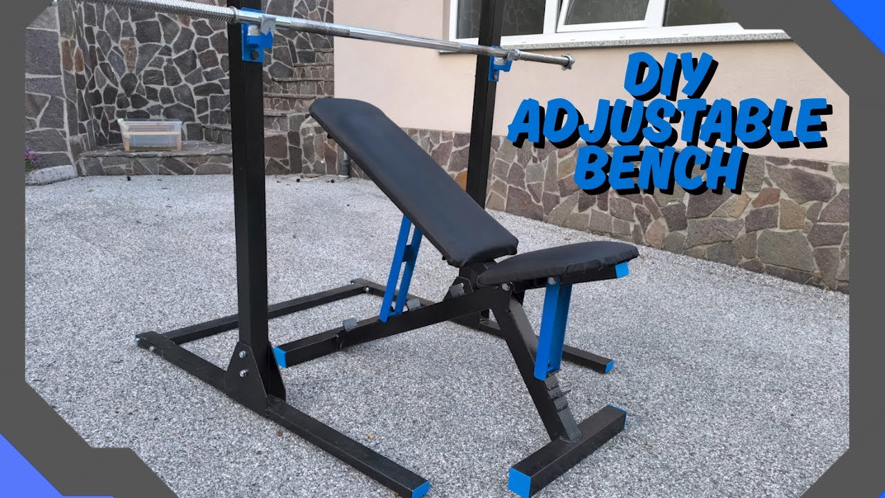 DIY Adjustable Gym Bench - Full How To Build