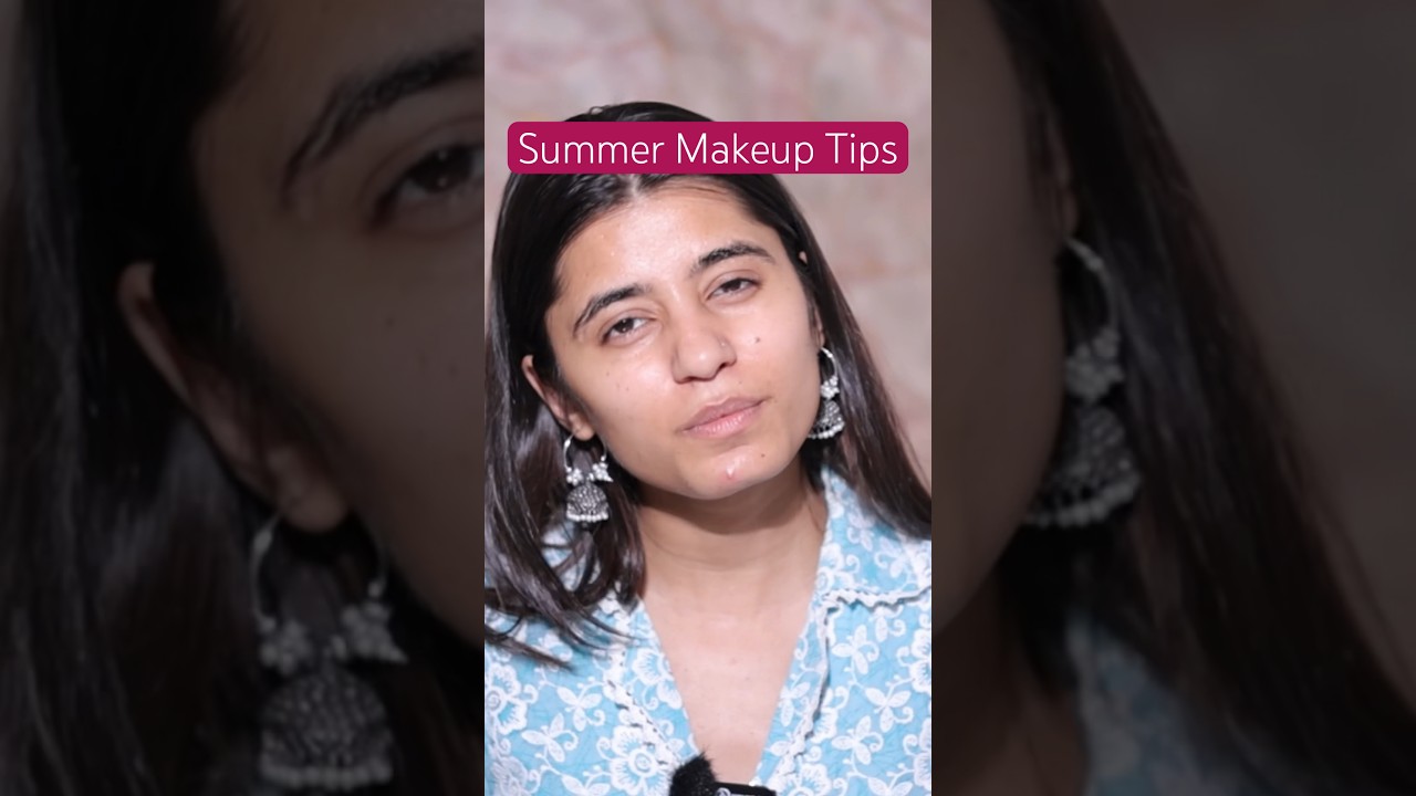 Oily Skin Makeup in Summer #makeup #oilyskinmakeup #summermakeup