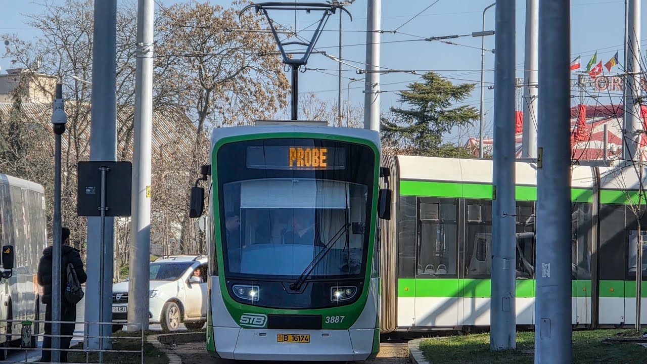 Probe cu Tramvaie pe Linia 5 la Măguricea și la Pantelimon