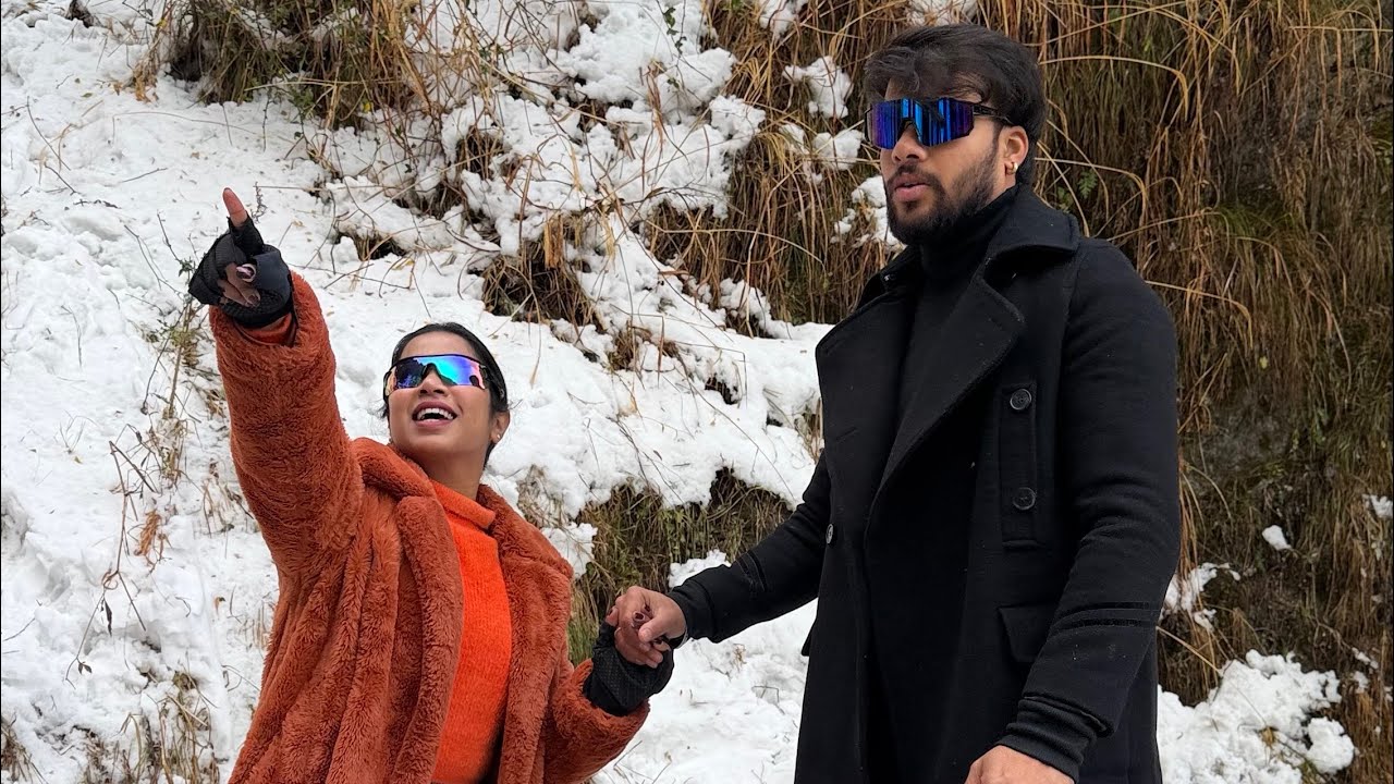 2026 ki phli barfbari nainital me ..#nainitaldiaries #snowfall #2026#uttrakhnd #tourism #travel