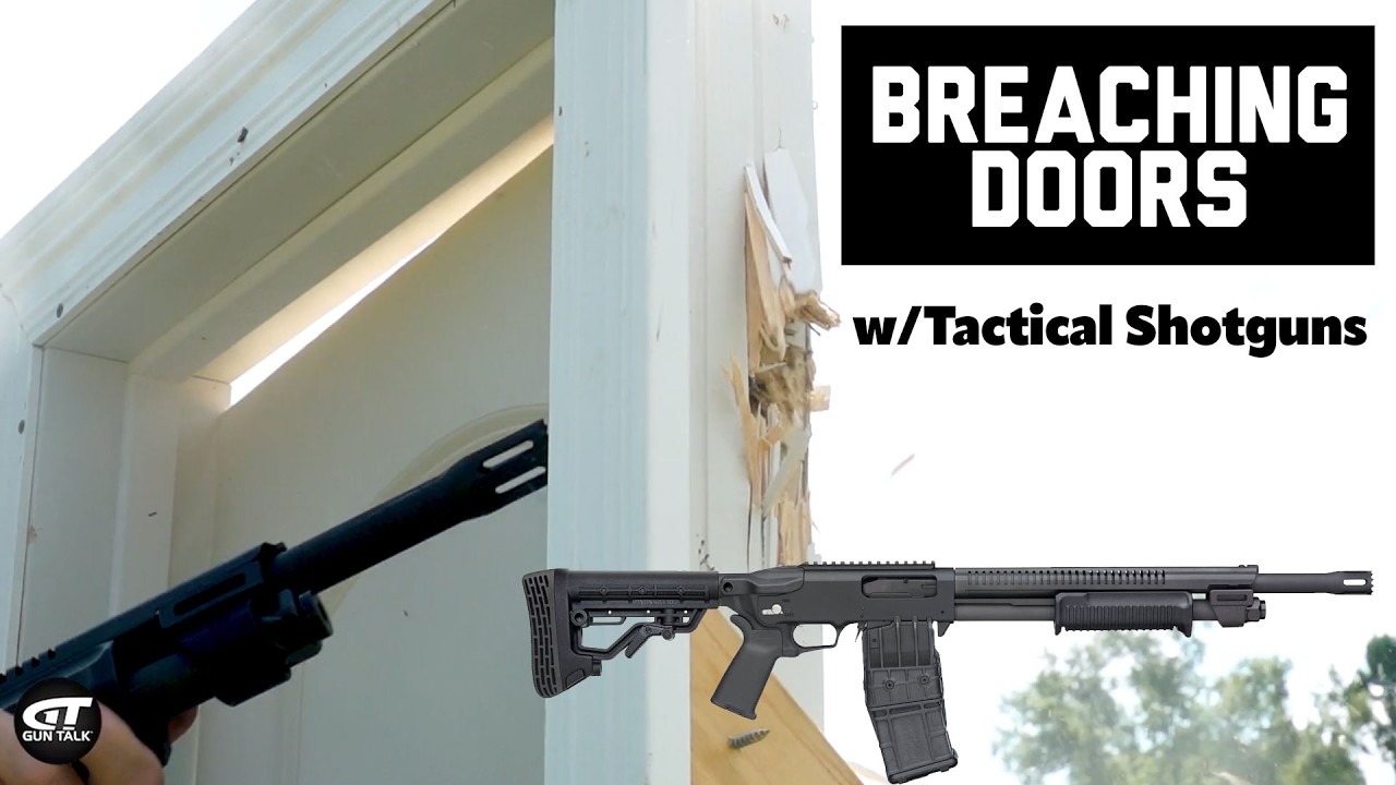 Breaching Doors with Tactical Shotguns
