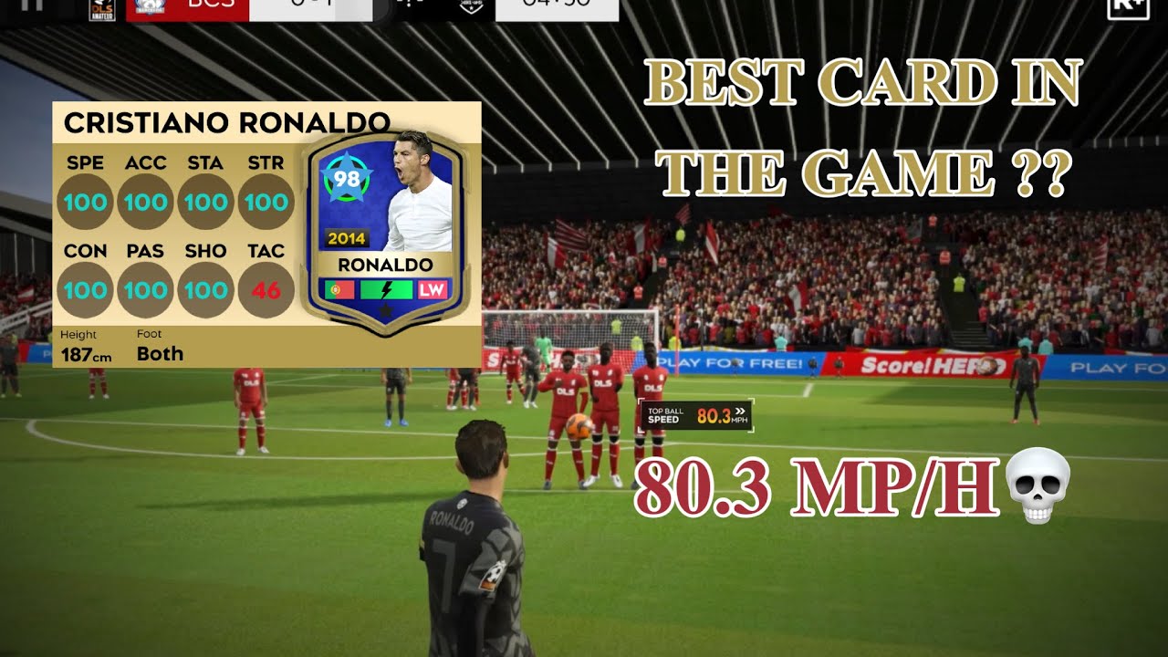 Maxing And Trying Ronaldo 98 Champion Card In DLS 25, The Best…