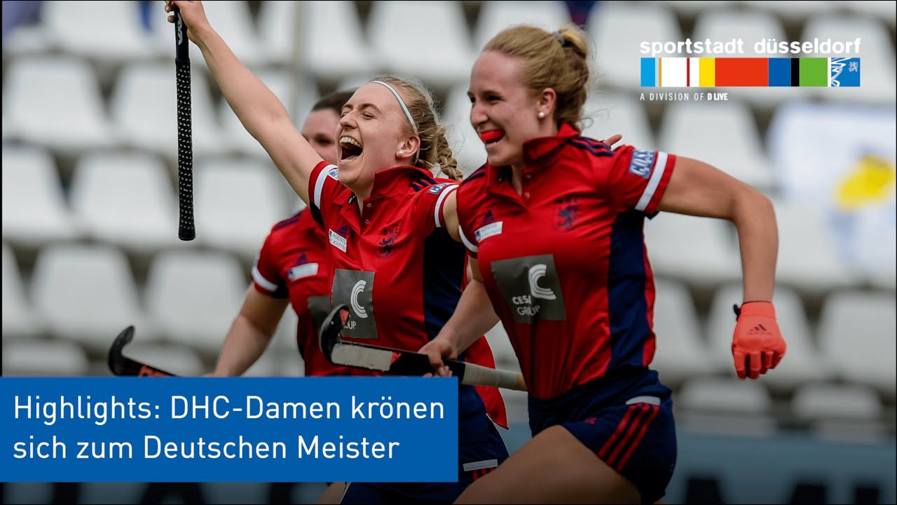 Video-Highlights: DHC-Damen gewinnen Deutsche Hockey-Meisterschaft