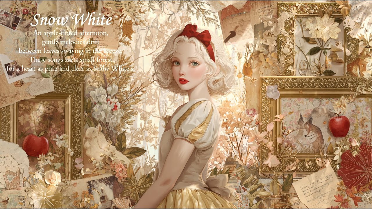 𝐏𝐥𝐚𝐲𝐥𝐢𝐬𝐭 • Snow White, a Fairytale in Melody🤍: An Apple-Tinted Afternoon🍎(𝑷𝒖𝒓𝒆 𝒐𝒇 𝑯𝒆𝒂𝒓𝒕❀)
