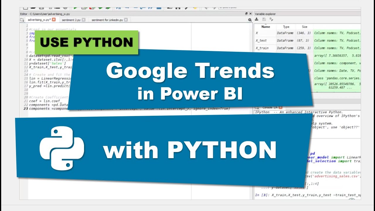 Google Trends в Python и Power BI