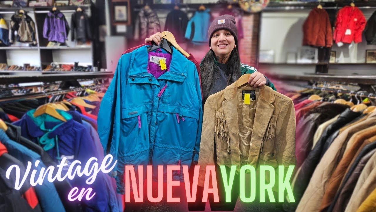 Asi son las TIENDAS DE ROPA USADA EN NUEVA YORK | VINTAGE