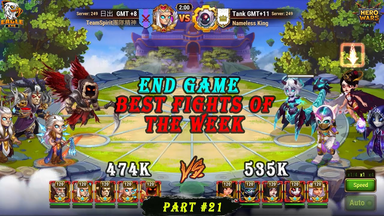 Best team fights of the week part 21 | Hero wars mobile
