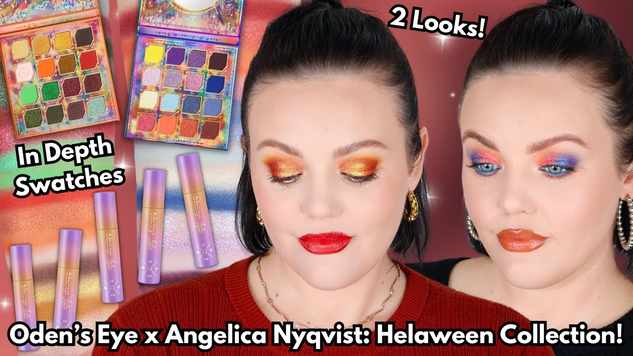 Oden's Eye X Angelica Nyqvist Helaween Collection | In Depth Swatches & 2 Looks!