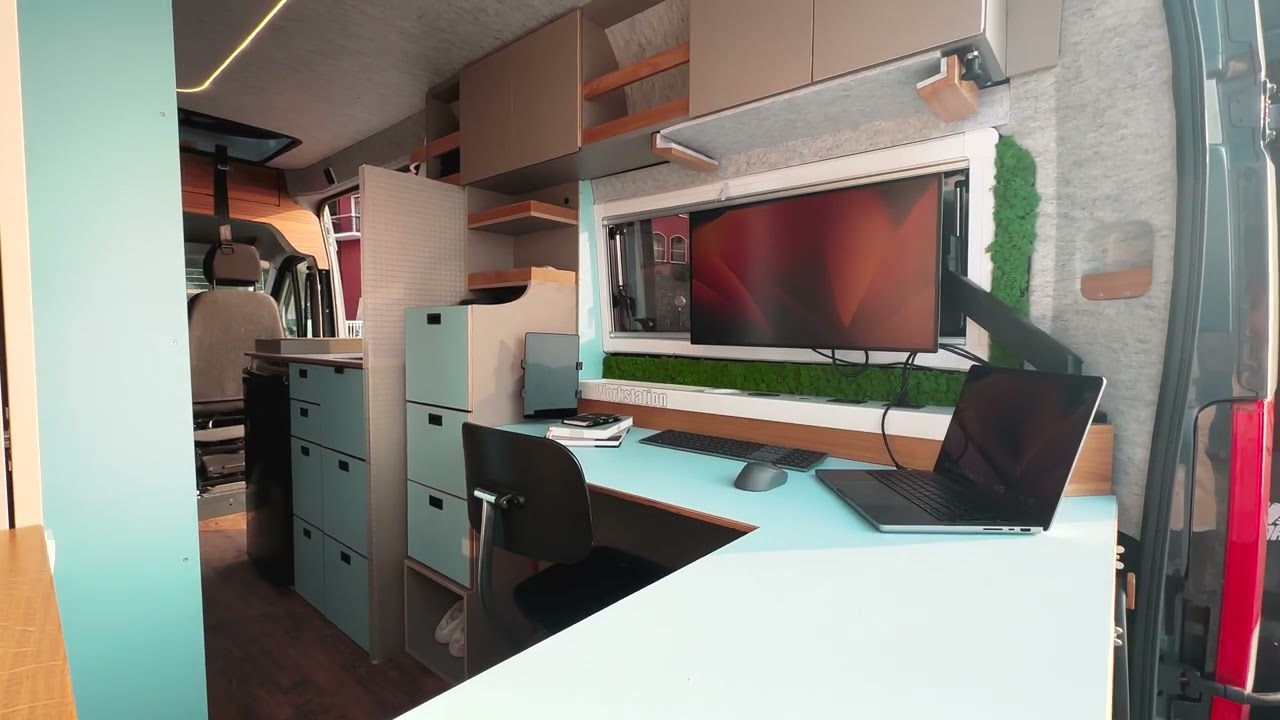 Erstes Office auf Rädern! Der Büro-Camper für Workations aller Art! Starlink-Internet inside!
