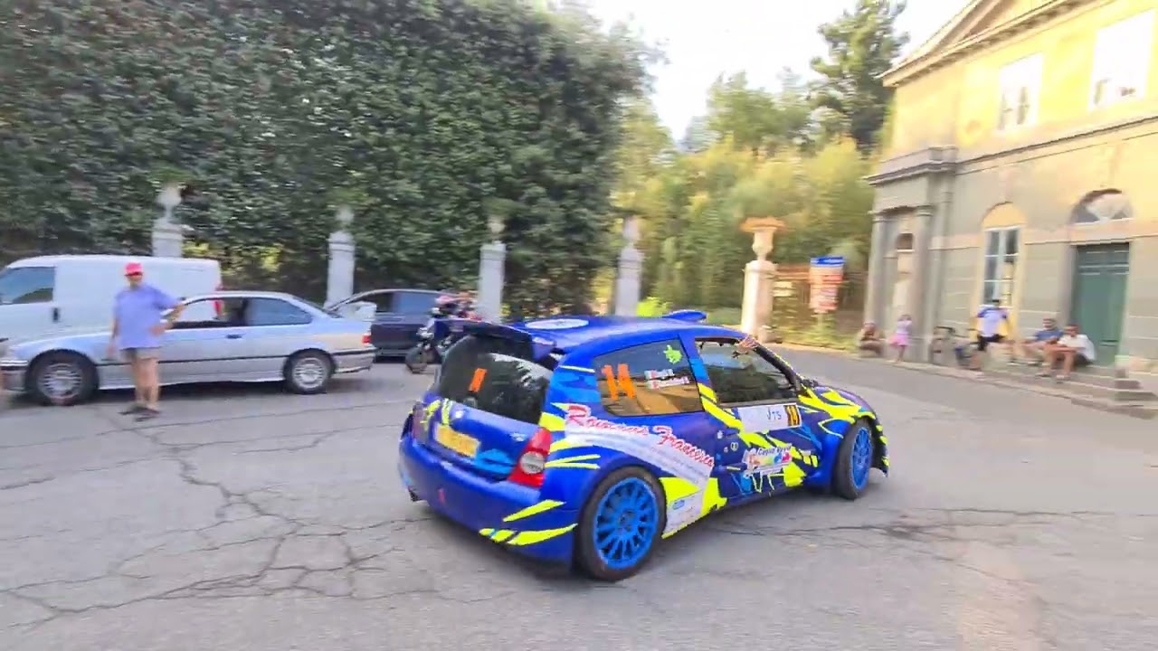 Rally Città di Lucca 2024 trasferimento PS 1