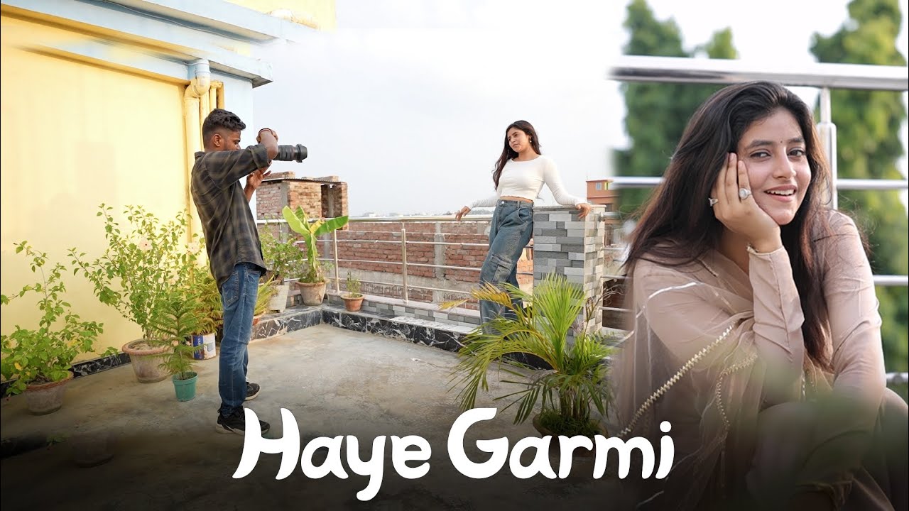 garmi bahut hai🔥 | sanchita bashu | haye garmi | shoot bts | vlog
