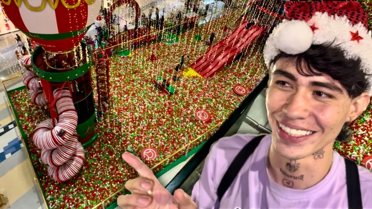 Me tiro a una piscina de pelotas gigante / ESPECIAL NAVIDAD / Andy