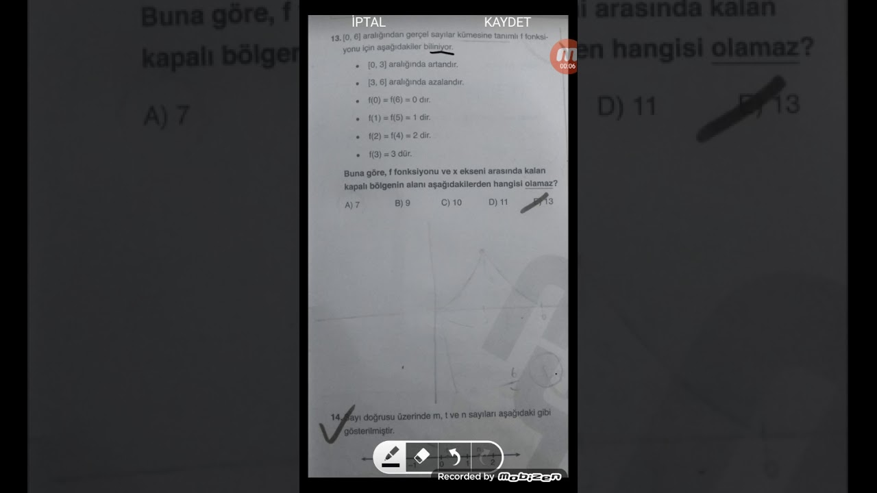 &Uuml;ST TOPLAM VE ALT TOPLAMDAN &Ccedil;&Ouml;Z&Uuml;LEN FONKSİYON SORUSU