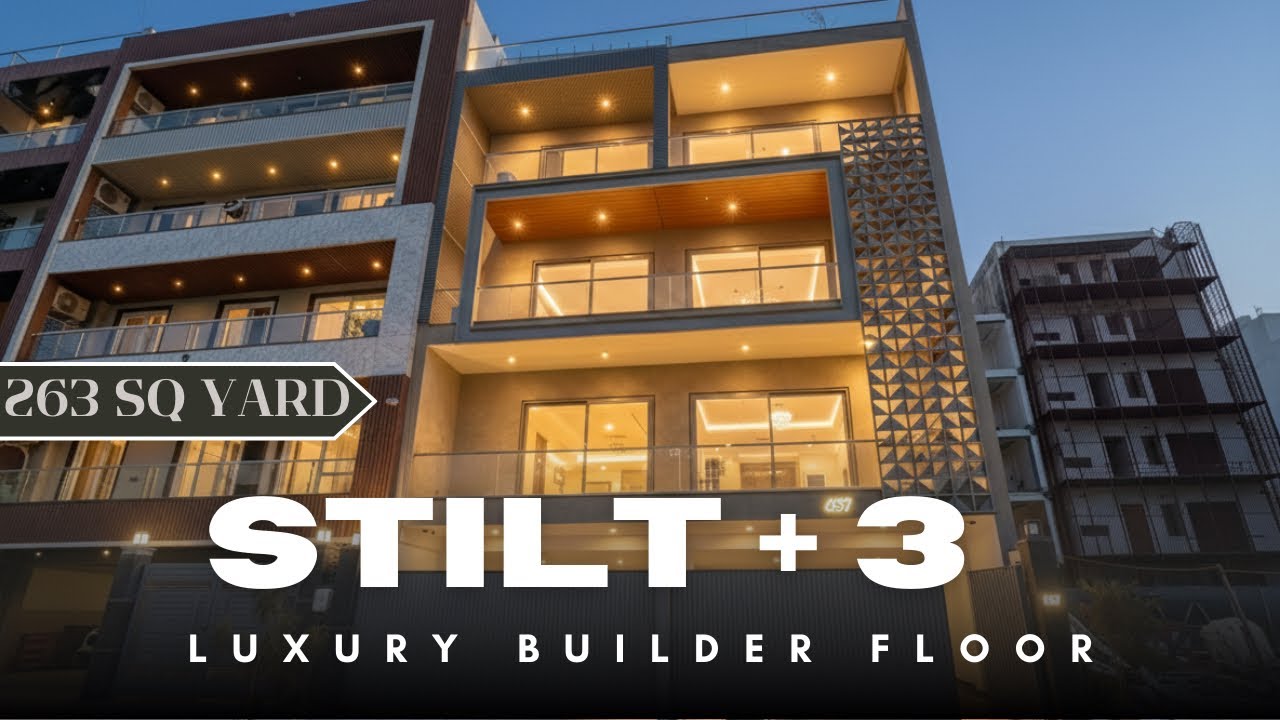  Sector 43 Gurgaon Luxurious Builder Floor 🏡 | 263 Sq Yard 3BHK + Study | Near Golf Course Road
