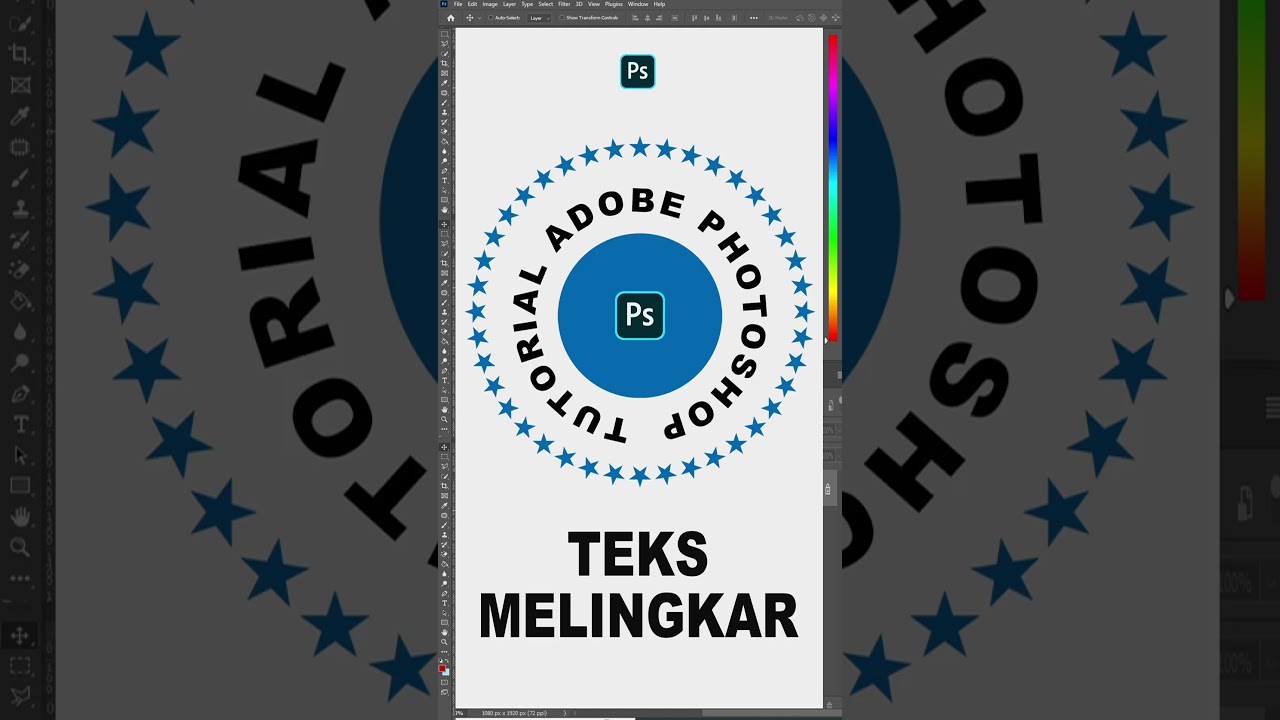 CARA MEMBUAT TEKS MELINGKAR