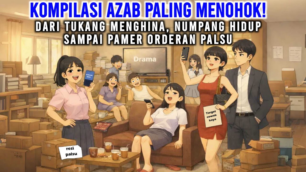 KOMPILASI AZAB PALING MENOHOK! DARI TUKANG MENGHINA  SAMPAI PAMER ORDERAN PALSU | 1 JAM TANPA JEDA