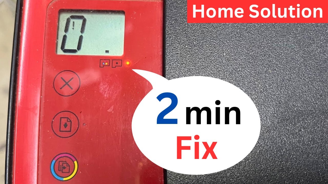 Hp 319 printer light blinking | Printer red light blinking problem | printer red light error
