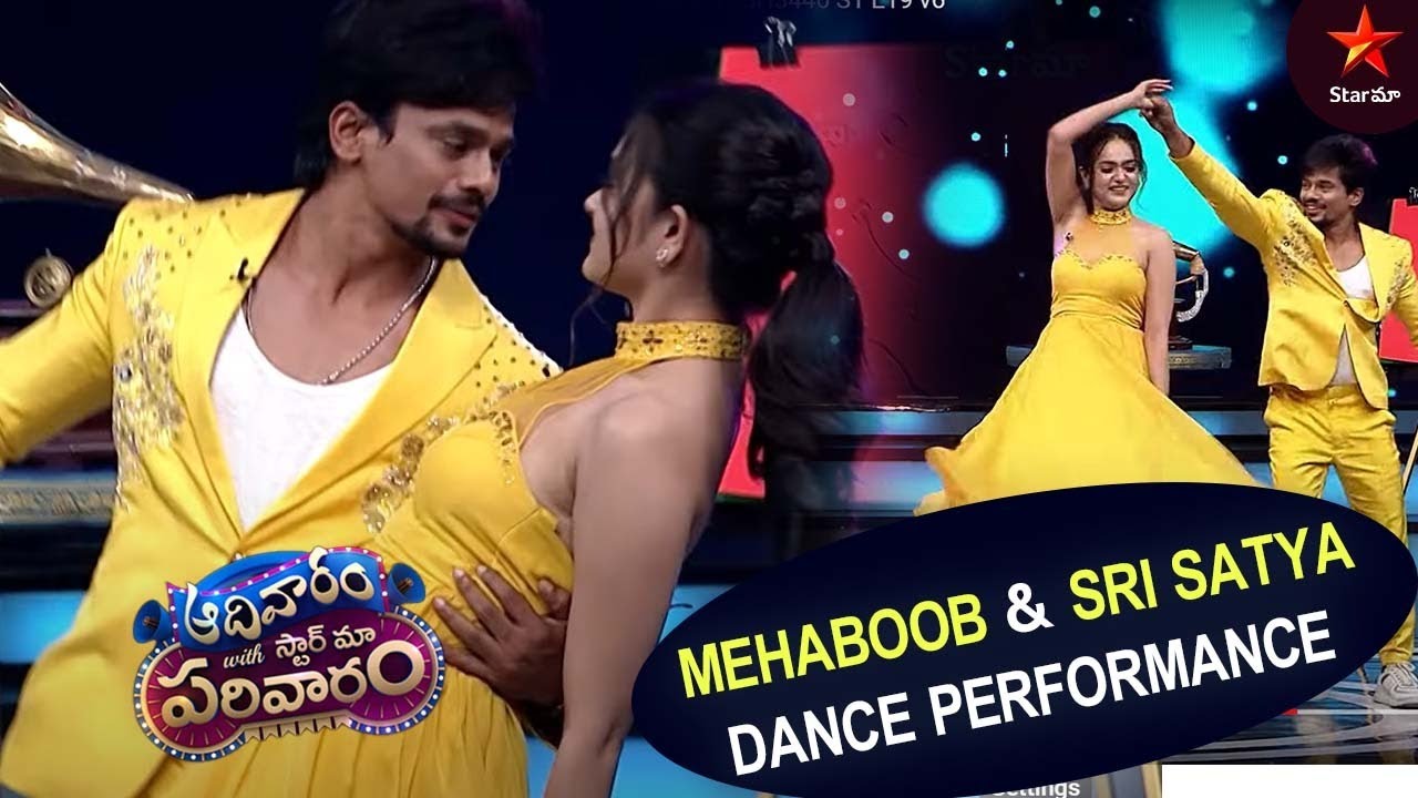 Mehaboob And Sri Satya Dance🔥 | Aadivaaram With Star Maa Parivaaram Highlights | Star Maa