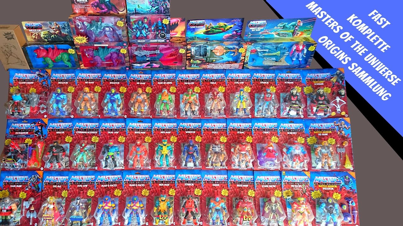 Meine Masters of the Universe Origins Sammlung | Fast komplett | He-Man und alle seine Kumpels| MOTU
