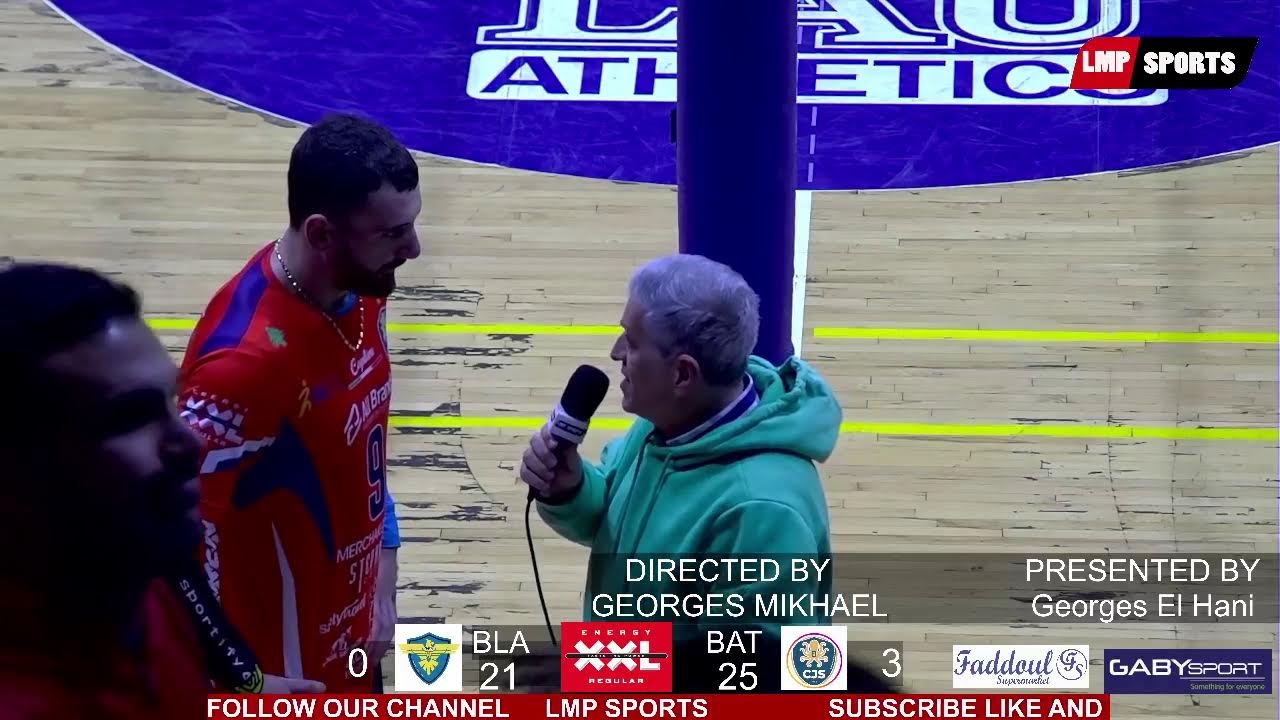 XXL Energy Lebanese Volleyball Championship 2025-2026  BLAT vs BATROUN