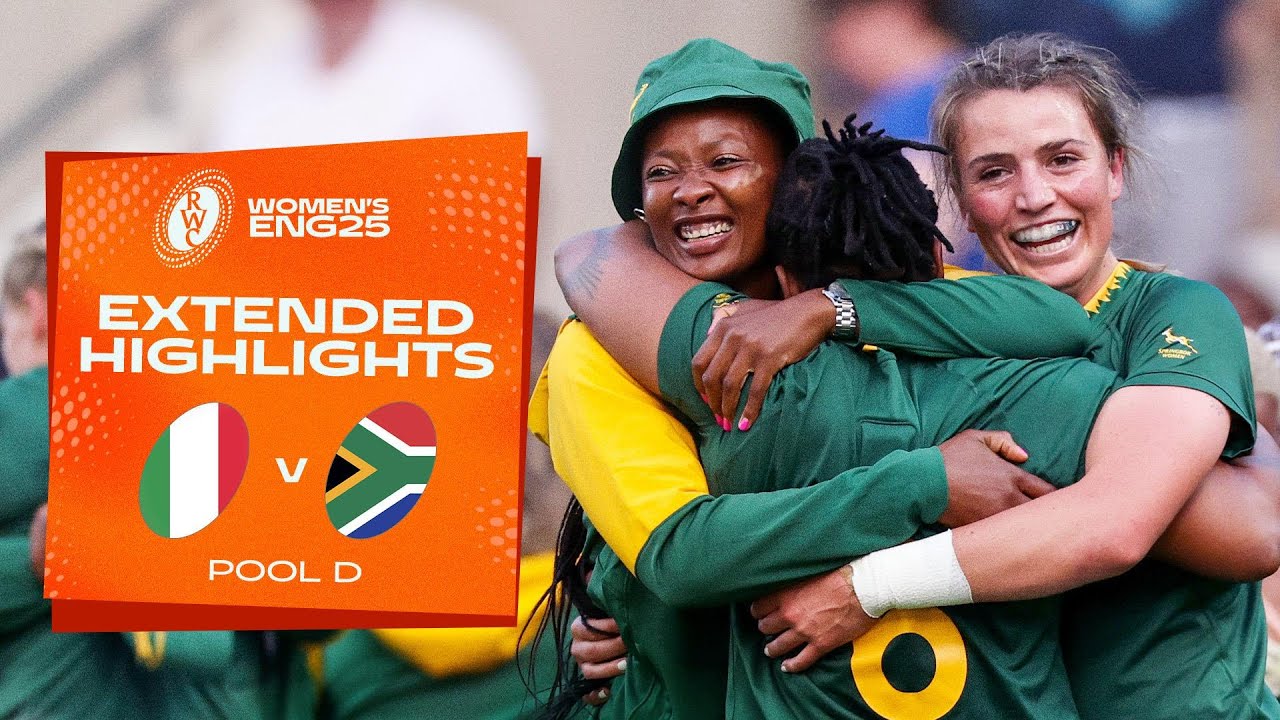 All-time classic 😮‍💨 | Italy v South Africa | Rugby World Cup 2025 | Extended Highlights