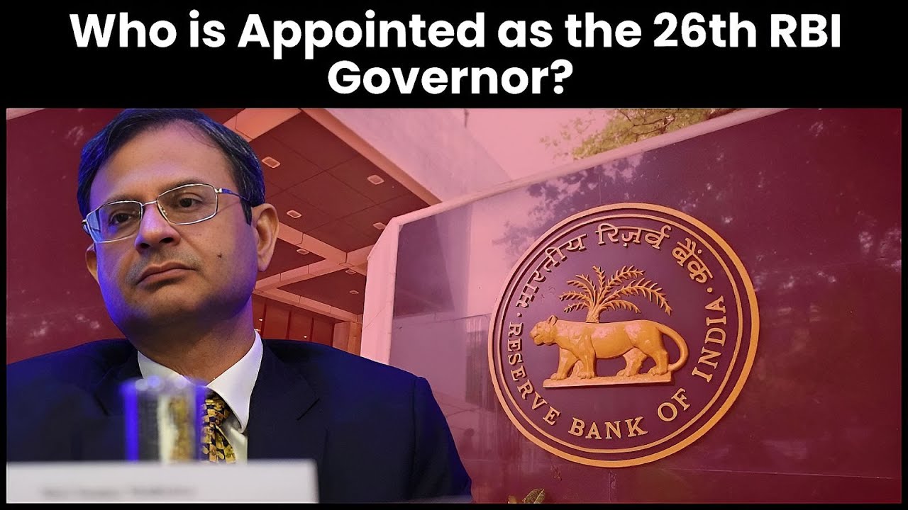 Who is Appointed as the 26th RBI Governor? Watch in Details l TSW News