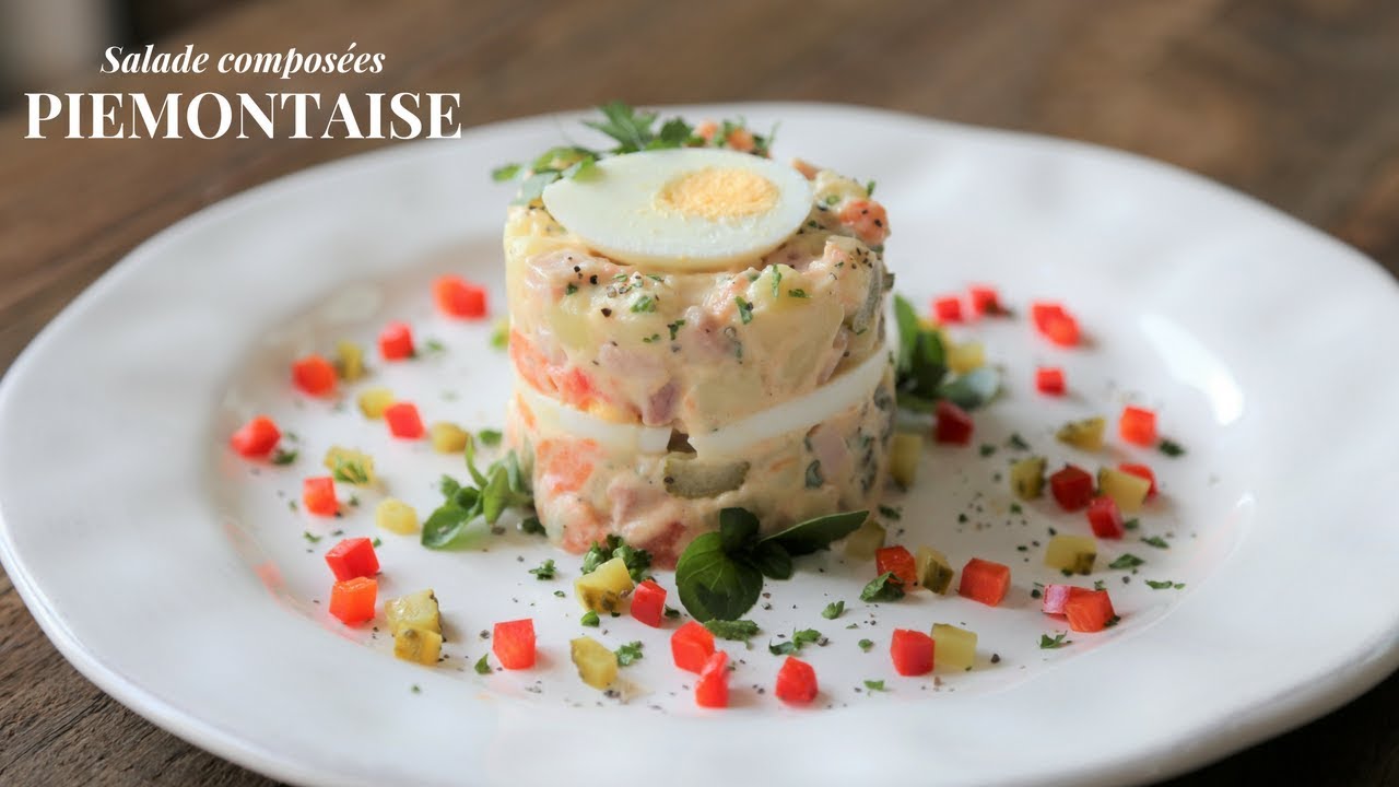 How To Make a Piémontaise Potato Salad (using a food stacker ring)