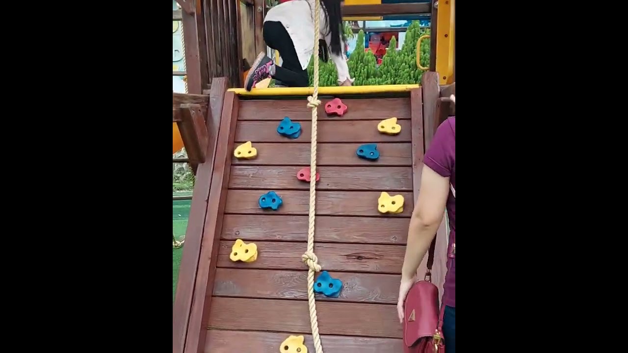 WALL CLIMBING AND SLIDE for KIDS #shorts😍 #part1