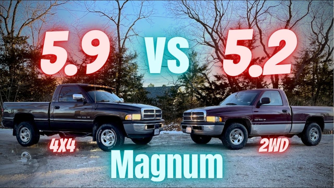 Dodge 5.9 Magnum 2-го поколения против 5.2 Magnum V8