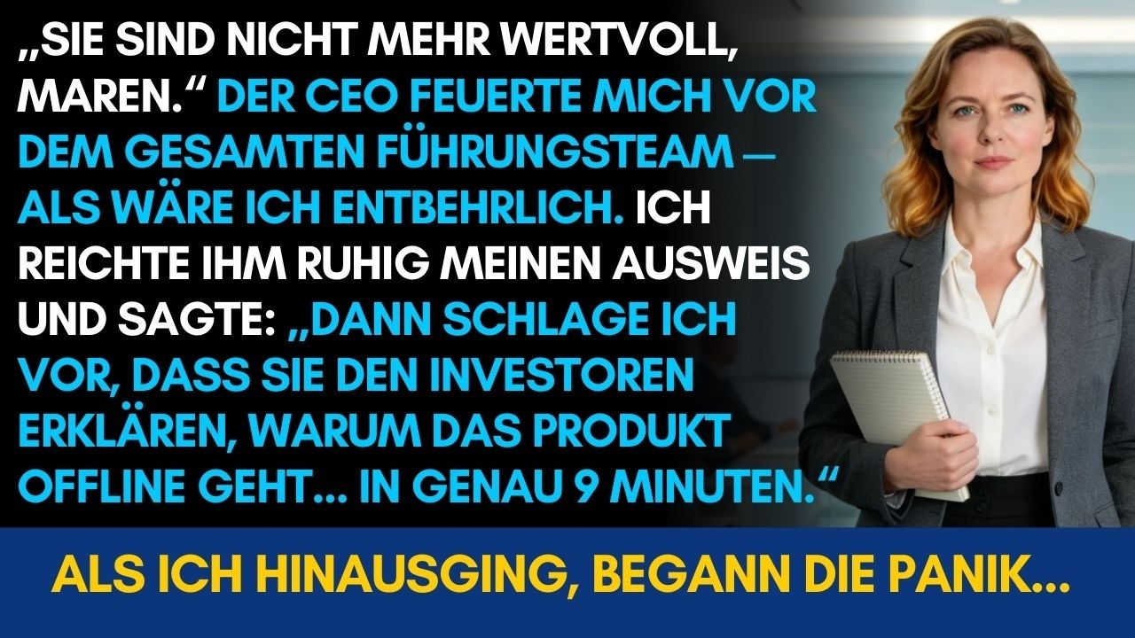 Ich wurde vor allen gefeuert – Ich legte ihr System lahm & sah ihr Imperium zerfallen
