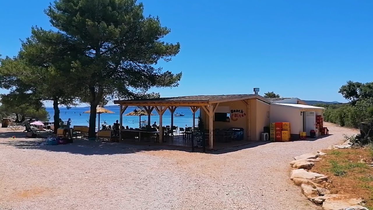 A look at Camping Ugljan on the island of Ugljan, Croatia