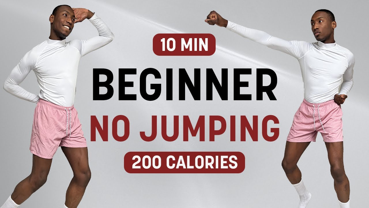 10 MIN BEGINNER NO JUMPING WORKOUT | 200 Calories | Weight Loss Exercise | Full Body HIIT Workout