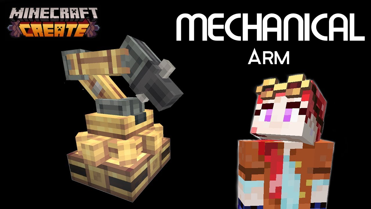 Minecraft Create: всё о механической руке
