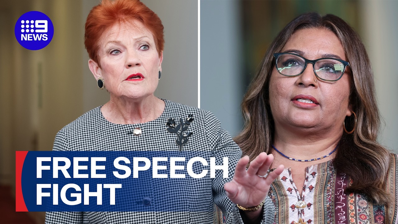 Hanson takes freedom of speech fight to High Court | 9 News Australia