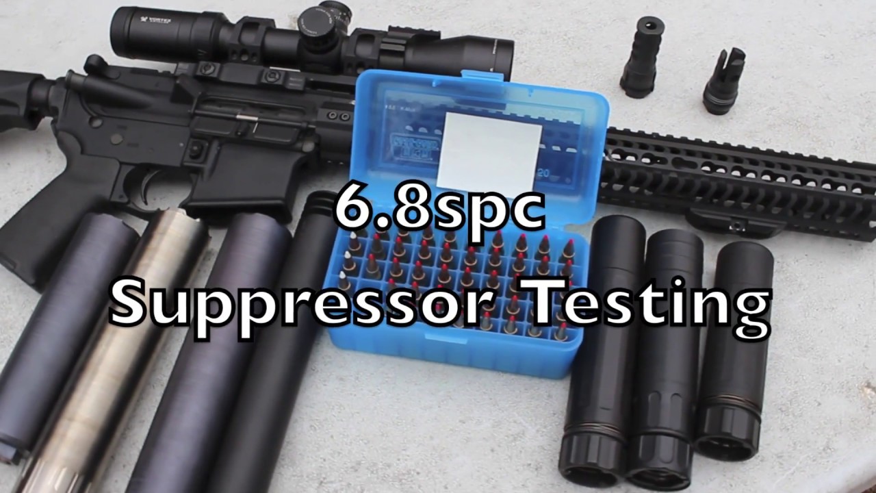 Suppressor comparison using 6.8spc ll