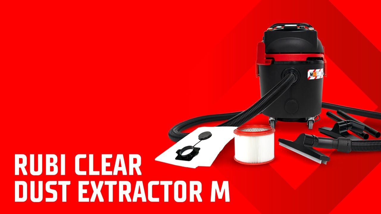 Aspira 99,9% de las part&iacute;culas con el RUBI CLEAR DUST EXTRACTOR