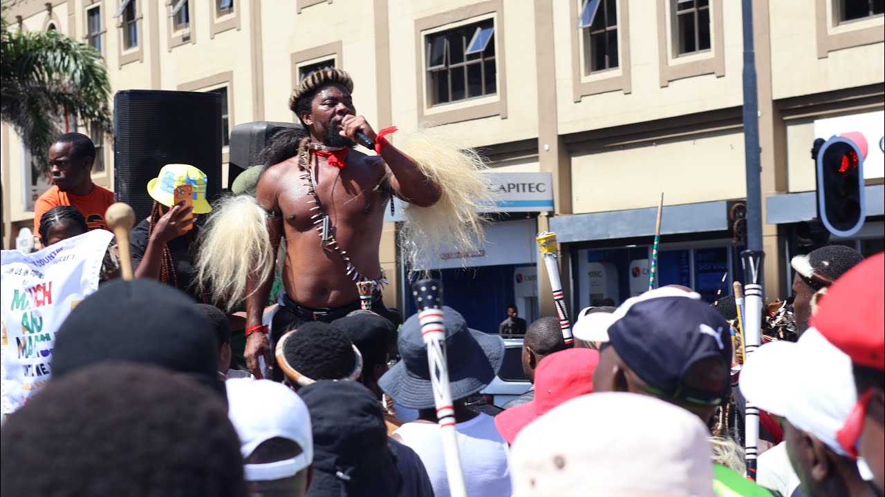 Phakelumthakathi Nkosikhona Ndabandaba kwi March on March e Durban
