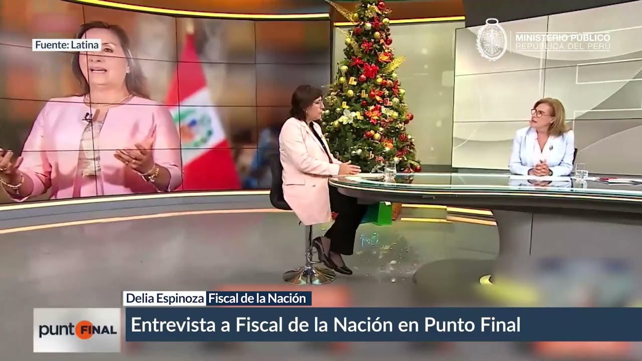 🚨Delia Espinoza Valenzuela, Fiscal de la Nación, brindó entrevista a Punto Final