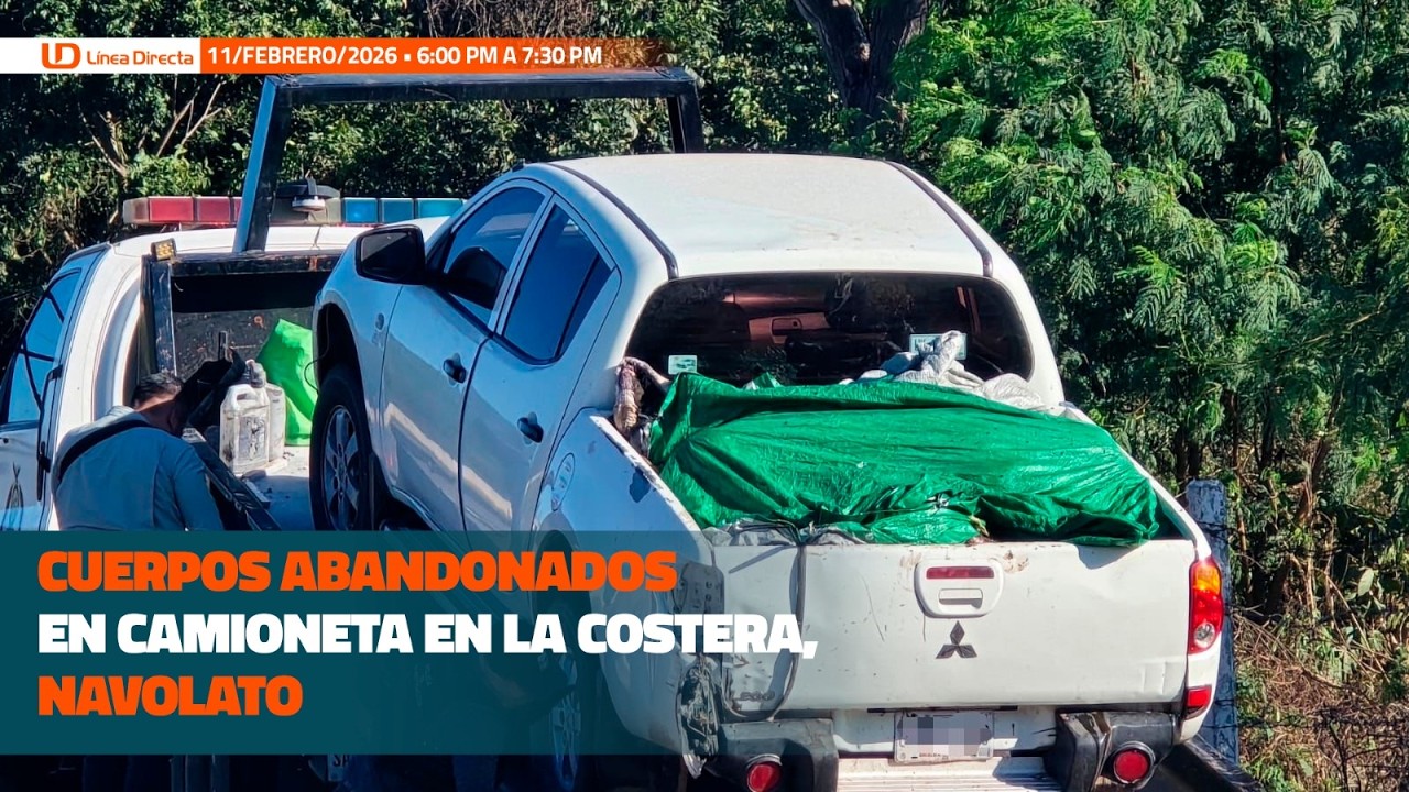 🚨👤 Cuerpos abandonados en camioneta en La Costera, Navolato